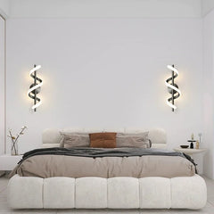 LED Wall Lamp | Luxury Black, White & Gold Wall Decorative Lights - POUEV