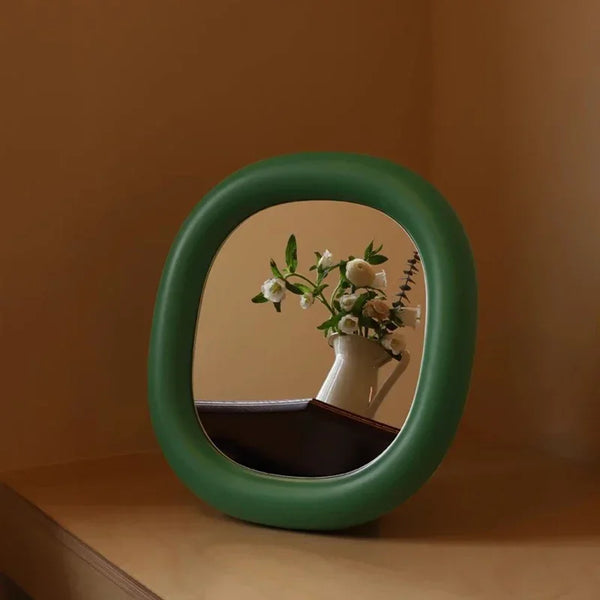 Makeup Wall Mirror | Small Irregular Funky Circle Design | Luxury Nordic Style Bathroom & Home Decoration - POUEV