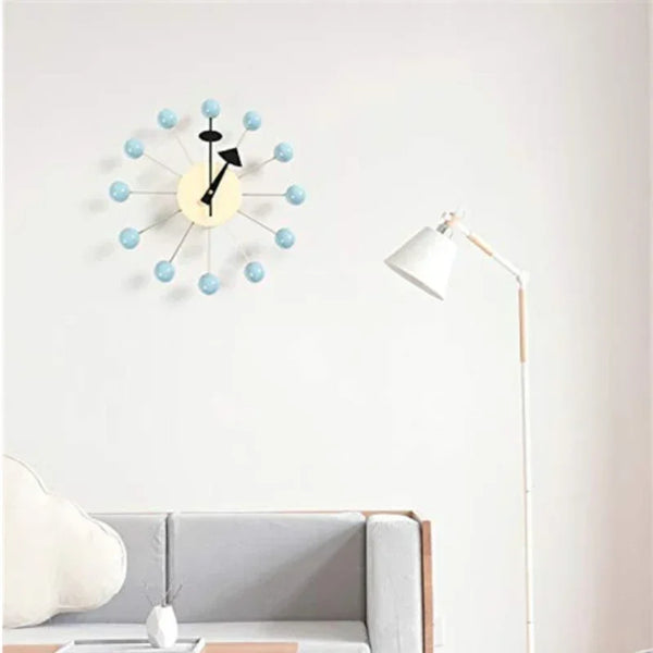 Nordic Nelson Ball Wall Clock | Silent & Stylish Wall Art for Modern Interiors