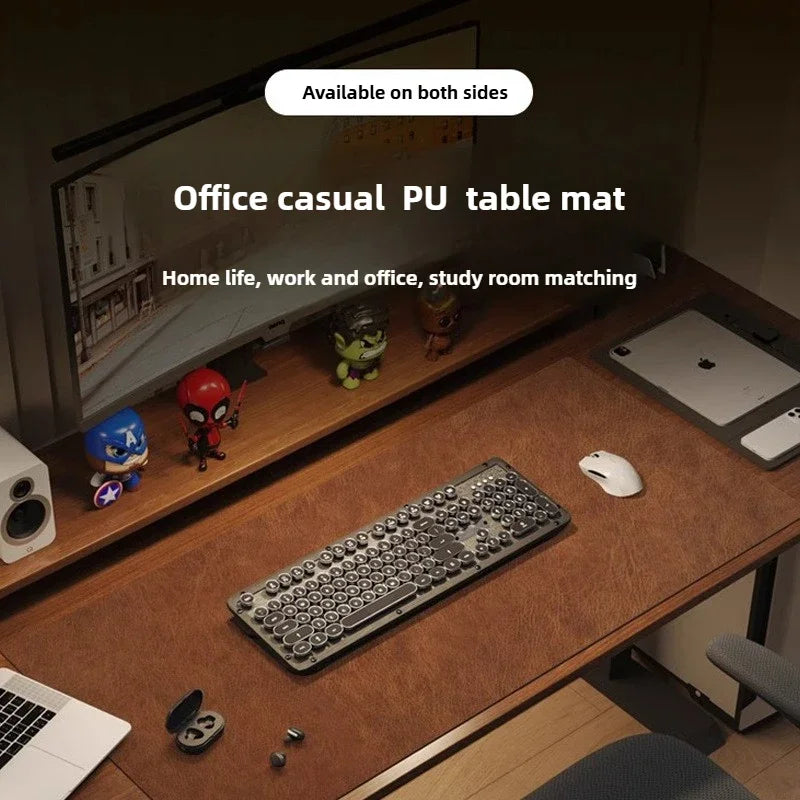 Grote Mousepad – Waterdicht | Antislip PU Suede Desk Mat voor Computer en Gaming - POUEV