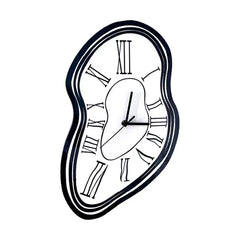 Modern Irregular Wall Clock | Unique Distorted Design for Home Décor