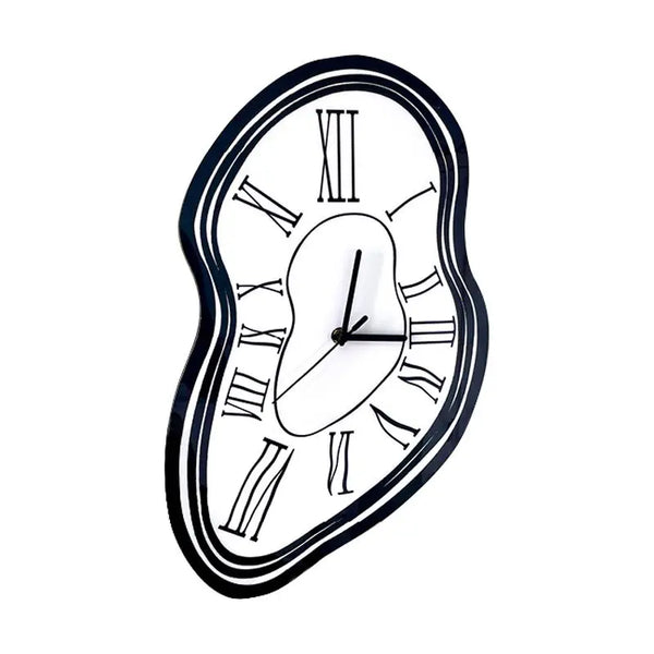 Modern Irregular Wall Clock | Unique Distorted Design for Home Décor