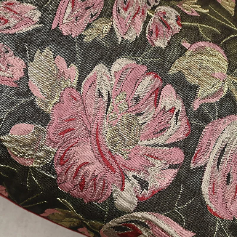 Nordic Luxe Kussenhoes | Retro Bloemenontwerp - POUEV