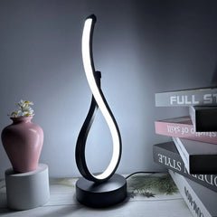 LED Table Lamp | Creative Nightstand Lamp for Bedroom, Restaurant & Café - POUEV