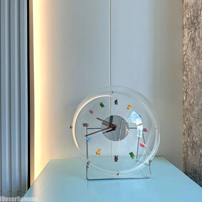 Spring Breeze Bubble Wall Clock | Silent Quartz Movement & Playful Design