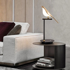 Modern LED Magpie Bird Table Lamp | Elegant Reading & Bedside Light for Home Décor - POUEV
