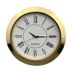 Mini Quartz Clock Insert | 55mm Round Clock Head for Handicrafts & Replacement