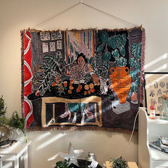 Henri Matisse-Inspired Casual Blanket | Stylish Tapestry Throw - POUEV