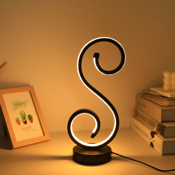 1PC Modern Simple Desk Lamp | Creative Three-color Dimming Decorative Desk Lamp - POUEV
