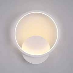 Indoor LED Wall Light | 12W 3000K | Round Acrylic Wall Sconce - POUEV