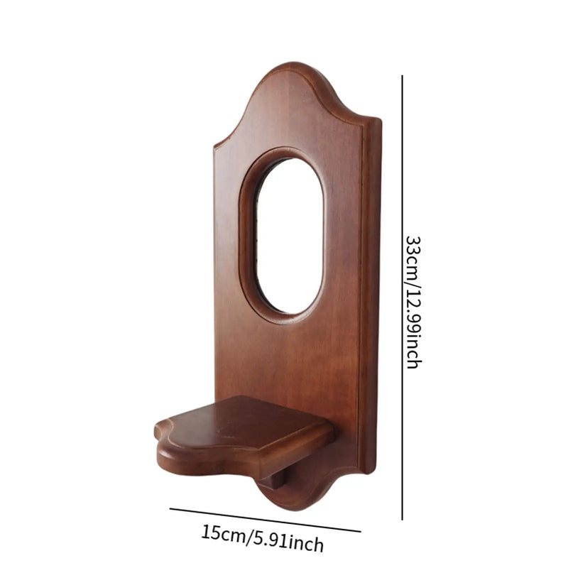 Wall-Mounted Hanging Mirror | Sleek & Functional Cosmetic Mirror for Dressing Room & Kitchen - POUEV