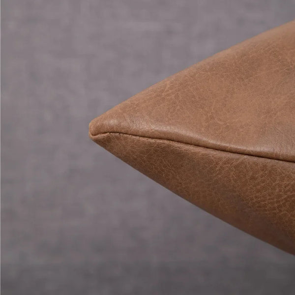 PU Leren Kussenhoes | Retro Patchwork Design | Luxe Decor voor Sofa - POUEV