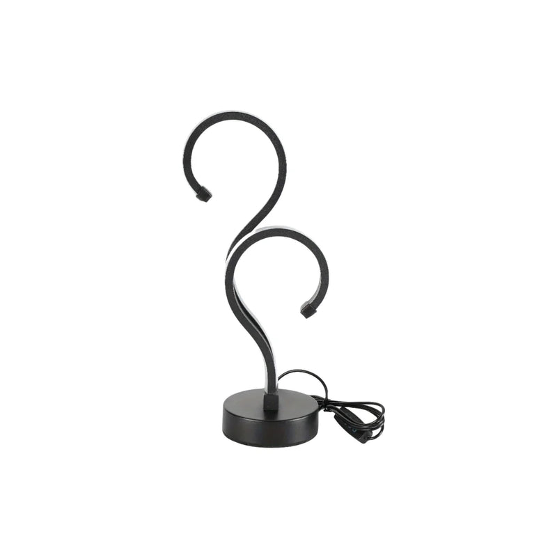 Creative Double Question Mark Desk Lamp | USB Three-Color Dimming - POUEV