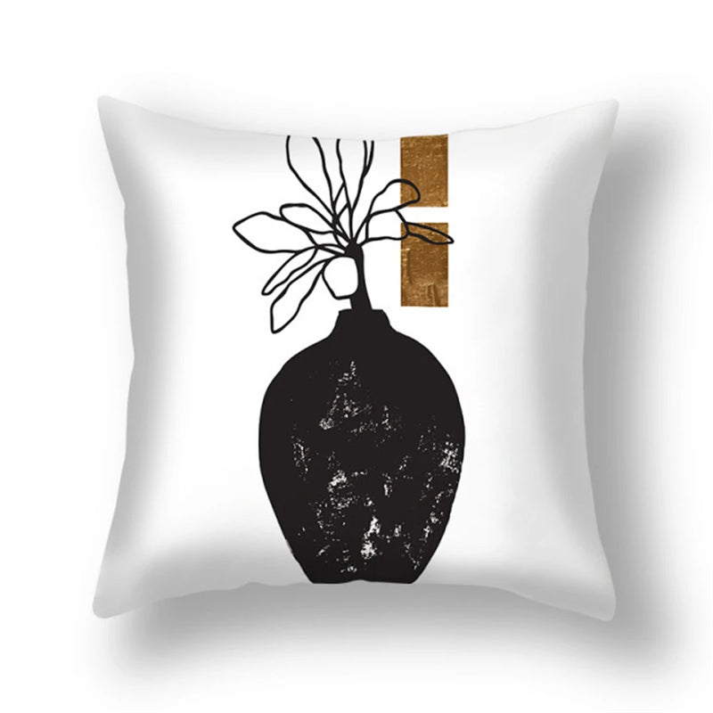 Luxe Kussenhoes | Zon en Bloemenmotief - POUEV