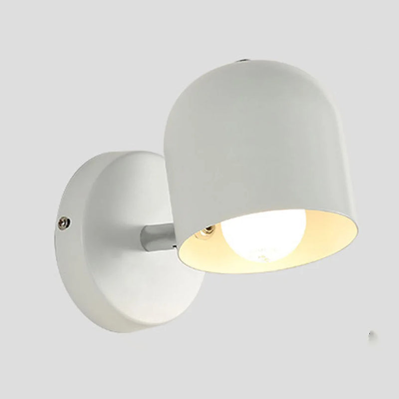 Nordic Modern LED Wall Lamp | Minimalist Macron Iron Decorative Light - POUEV