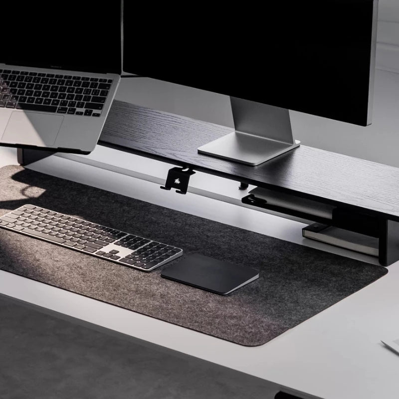 Bureau onderlegger | Gevoeld kurk | Antistatisch en geluidsreducerend - POUEV