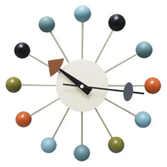 Nordic Nelson Ball Wall Clock | Silent & Stylish Wall Art for Modern Interiors