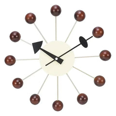 Nordic Nelson Ball Wall Clock | Silent & Stylish Wall Art for Modern Interiors