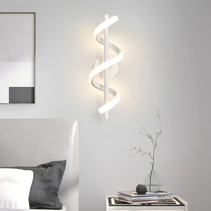LED Wall Lamp | Luxury Black, White & Gold Wall Decorative Lights - POUEV