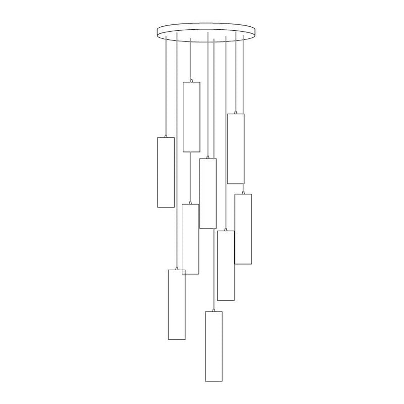 Hanglamp – Modern ontwerp – Albasten materiaal, geschikt voor diverse interieurstijlen