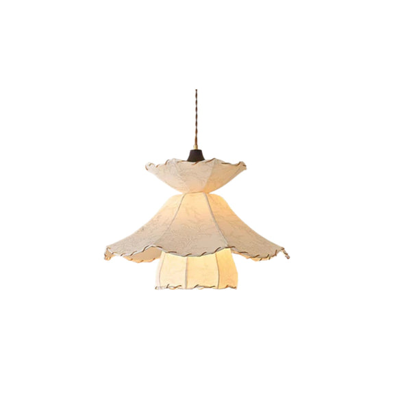 Hanglamp – Stof – Geschikt voor diverse interieurstijlen | E27 fitting, energiezuinig