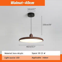 Houten Hanglamp – Modern design – Geschikt voor binnengebruik, energiezuinig