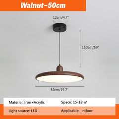 Houten Hanglamp – Modern design – Geschikt voor binnengebruik, energiezuinig