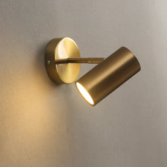 Wandlamp – Moderne LED-lamp – Verstelbaar, geborsteld goud