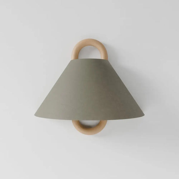 Wandlamp – Minimalistisch Vintage Ontwerp – Hout & Textiel, Warm Diffuus Licht