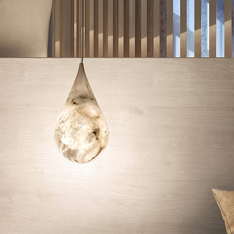Hanglamp – Marmer design – Geschikt voor diverse interieurstijlen | E27 fitting