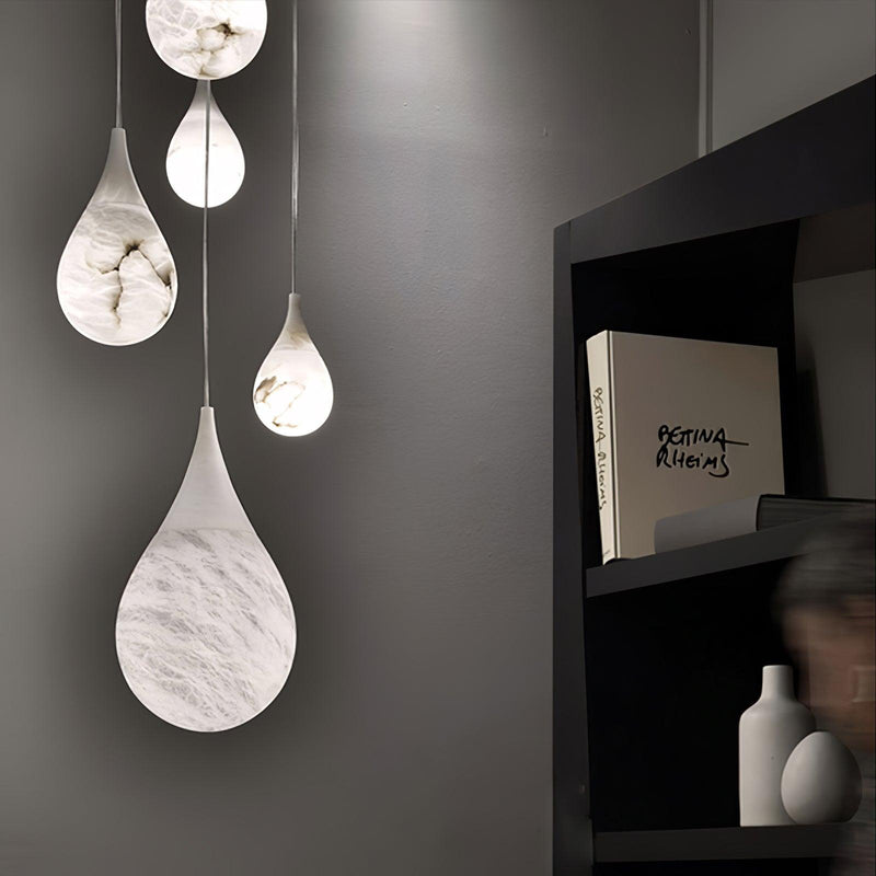 Hanglamp – Marmer design – Geschikt voor diverse interieurstijlen | E27 fitting