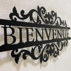 Metalen wanddecoratie – Decoratief ontwerp – Geschikt voor binnengebruik