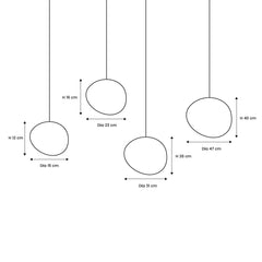 Hanglamp – Modern design – Geschikt voor verschillende interieurstijlen | Energiezuinig, E27 fitting