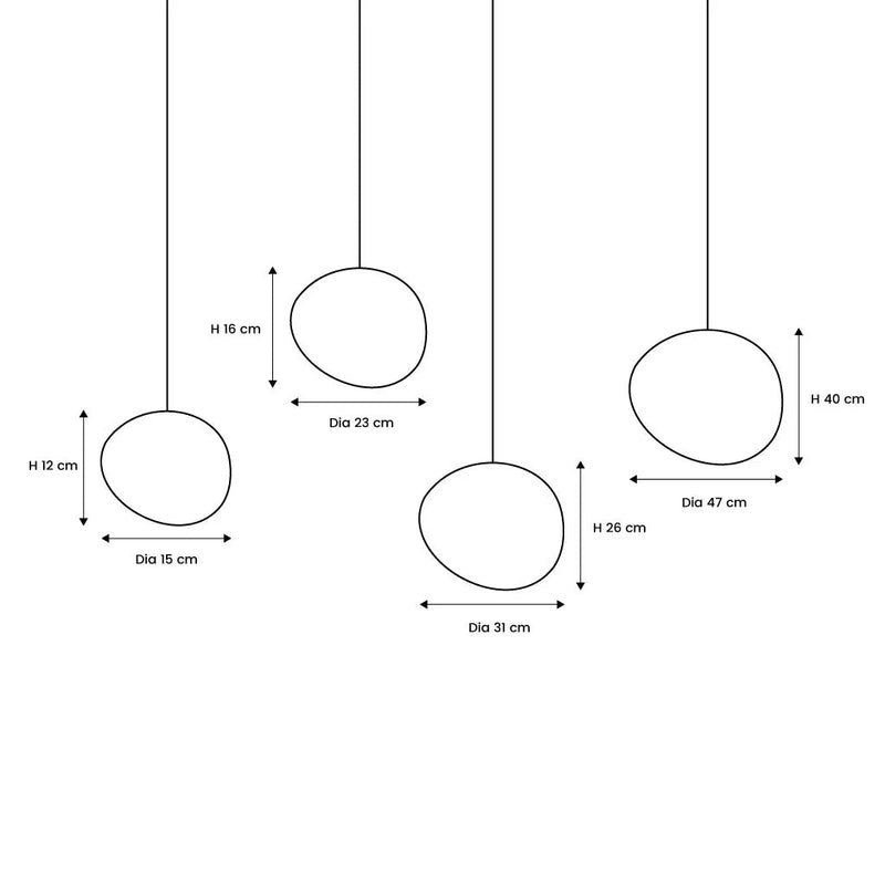 Hanglamp – Modern design – Geschikt voor verschillende interieurstijlen | Energiezuinig, E27 fitting