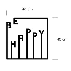 Metalen wanddecoratie – Inspirerende Boodschap – Duurzaam Ontwerp - POUEV