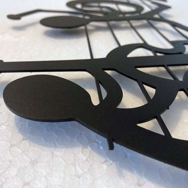 Metalen wanddecoratie – Bandmuzikanten Design – Duurzaam Materiaal, Unieke Wandkunst