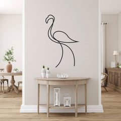 Metalen wanddecoratie – Flamingo Ontwerp – Duurzaam Materiaal