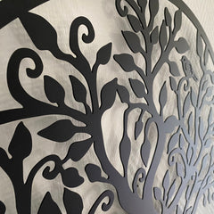 Metalen wanddecoratie | Levensboom Ontwerp | Duurzaam Materiaal