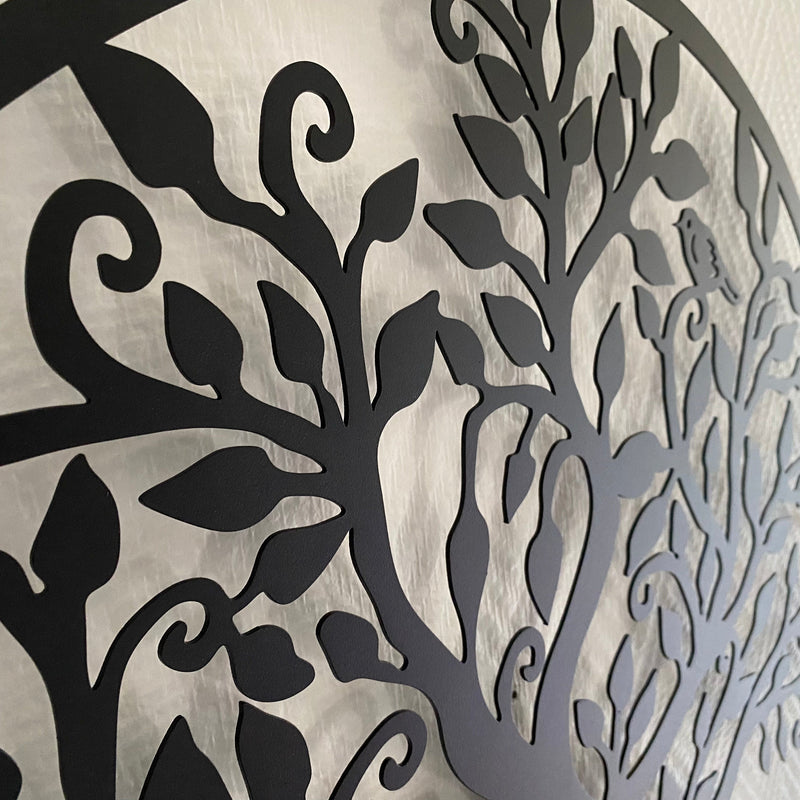Metalen wanddecoratie | Levensboom Ontwerp | Duurzaam Materiaal