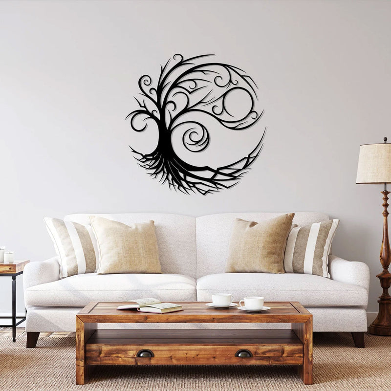 Metalen wanddecoratie | Levensboom Design | Duurzaam Materiaal