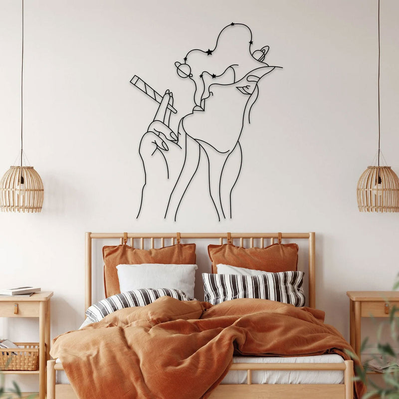 Metalen wanddecoratie – Artistiek ontwerp – Duurzaam materiaal