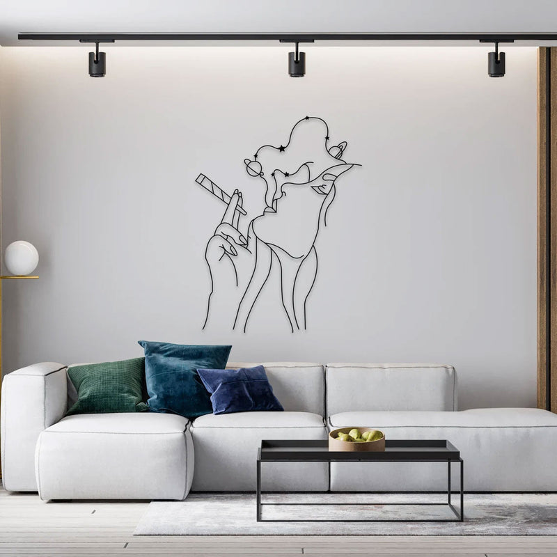 Metalen wanddecoratie – Artistiek ontwerp – Duurzaam materiaal