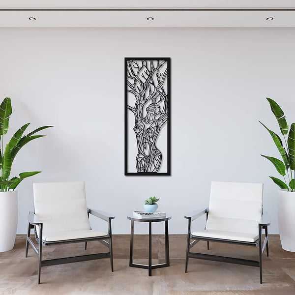 Metalen wanddecoratie | Boomvrouw Design | Duurzaam Materiaal
