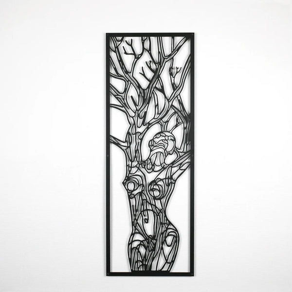 Metalen wanddecoratie | Boomvrouw Design | Duurzaam Materiaal