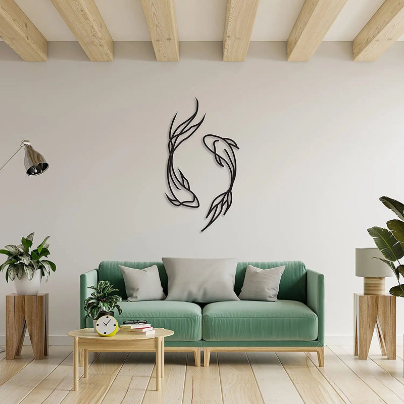 Metalen wanddecoratie – Feng Shui Inspiratie – Duurzaam Materiaal