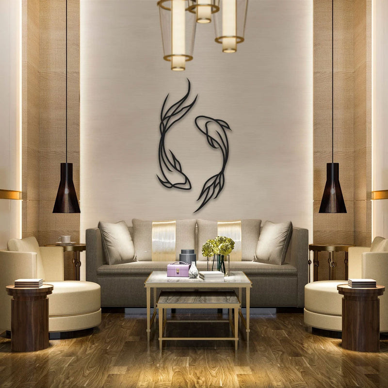 Metalen wanddecoratie – Feng Shui Inspiratie – Duurzaam Materiaal