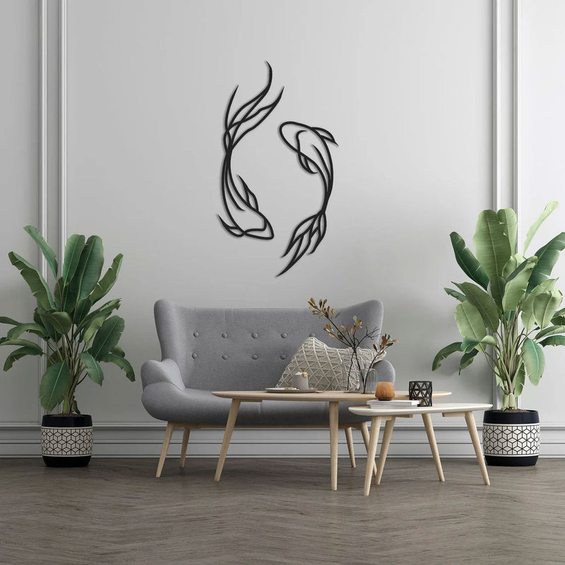 Metalen wanddecoratie – Feng Shui Inspiratie – Duurzaam Materiaal