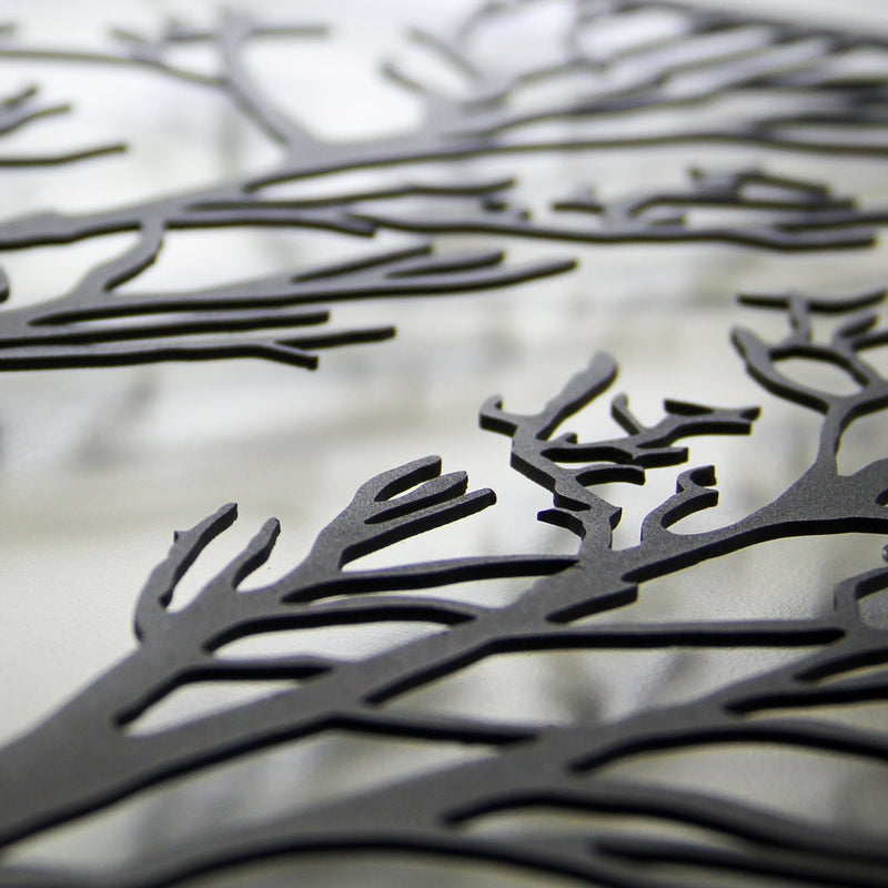 Metalen wanddecoratie | Drieluik | Geschikt voor binnen- en buitentoepassingen