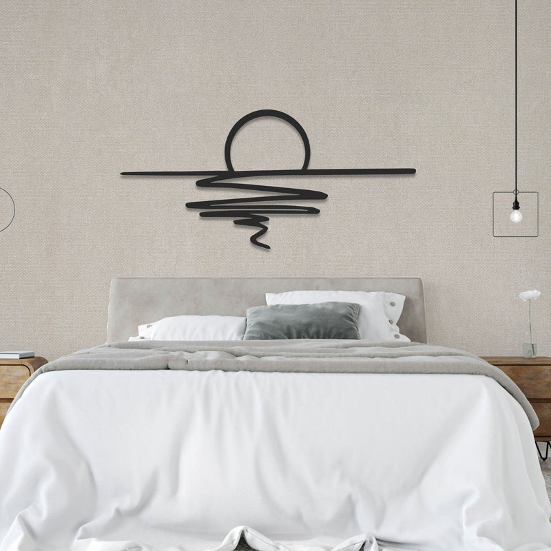 Metalen wanddecoratie – Decoratieve Wandkunst – Geschikt voor Binnengebruik