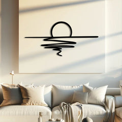 Metalen wanddecoratie – Decoratieve Wandkunst – Geschikt voor Binnengebruik